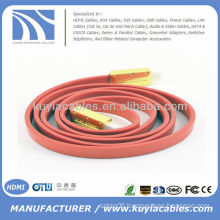 High Speed 1.4 Version Flat HDMI Cable for 3D 4K DVD HDTV 1080P BLURAY